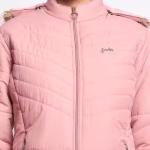 Women's Winter Hooded Puffer Jacket with Zipper Closure