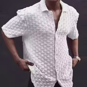 MENS WEAR HEAVY CHATAI IMPORTED FABRIC FULL SLEEVE SHIRT,CASUAL COMFORTABLE, WITH TRENDY POPCORN TEXTURE,NEW ARRIVAL SHIRT, DOUBLE POCKET SHIRT FOR MEN