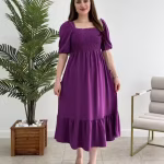 fancy gathered women dress & gown