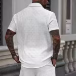 Textured Popcorn Pattern Shirt – Modern Casual Wear for Men