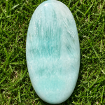 Premium Aqua Organite Healing Crystal Stone – Natural Polished Energy Gem for Meditation, Reiki & Home Décor