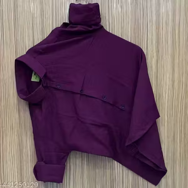 Pearl Ocean Designer Bubble Fabric Full Sleeves Shirt For Mens