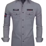 FANCY POCKET Men's Regular Fit Solid Party Shirt