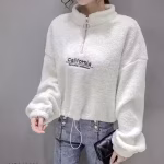 Black Far Jacket for Woman