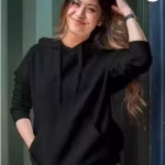 Trendy Women Sweatshirt with Hoodies, Fleece