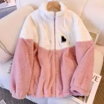 Little Heart Wool Fur Hudies