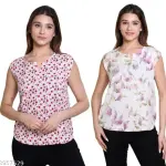 Varenyam Printed women's rayon top